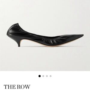 The Row Liisa Leather Pumps